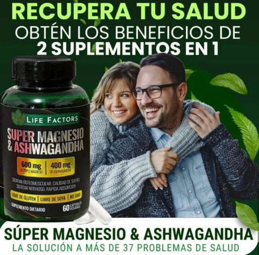 Ashwagandha & Magnesio Life Factors